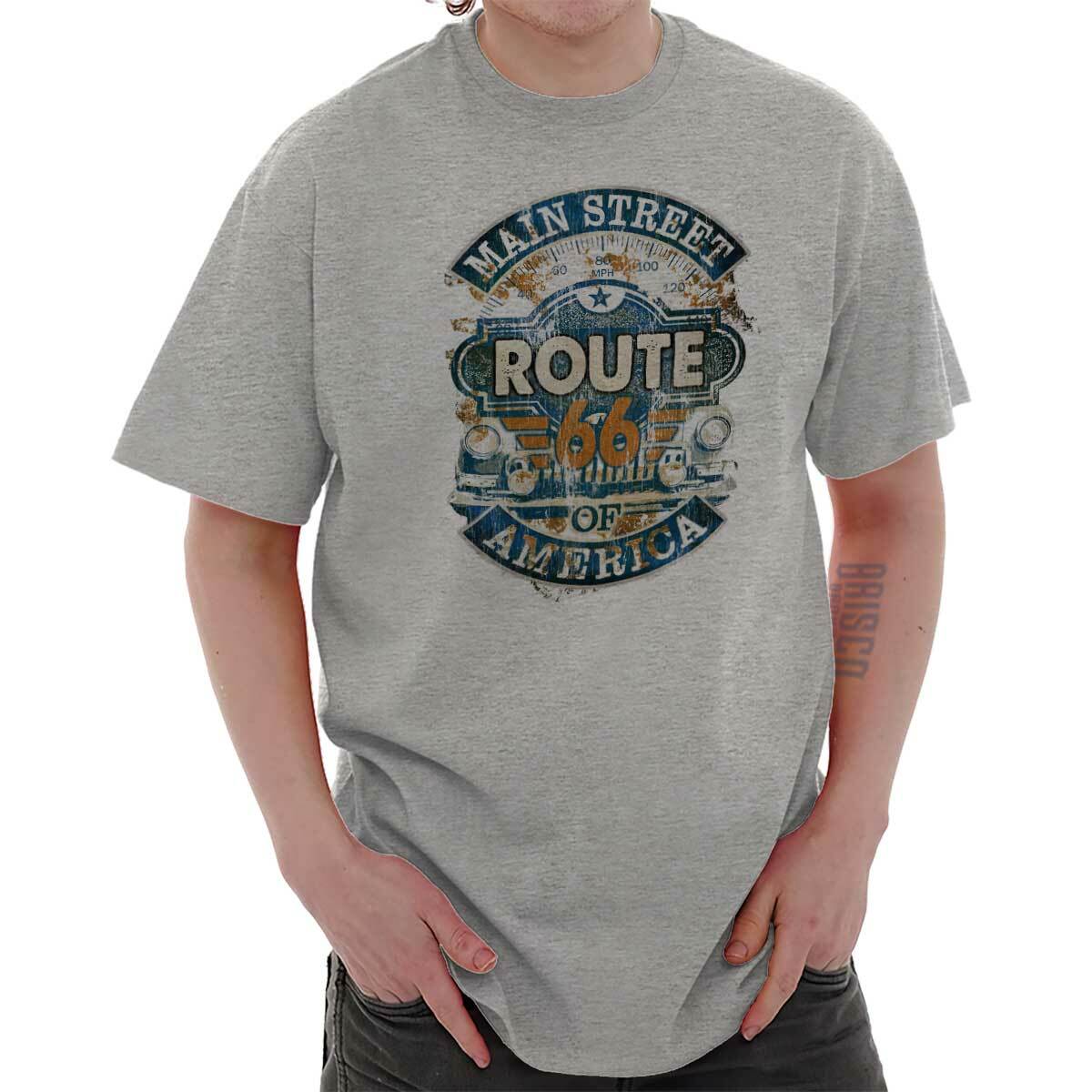 Trucking Route 66 Truck Driver Gifts Haul Womens or Mens Crewneck T Shirt Tee