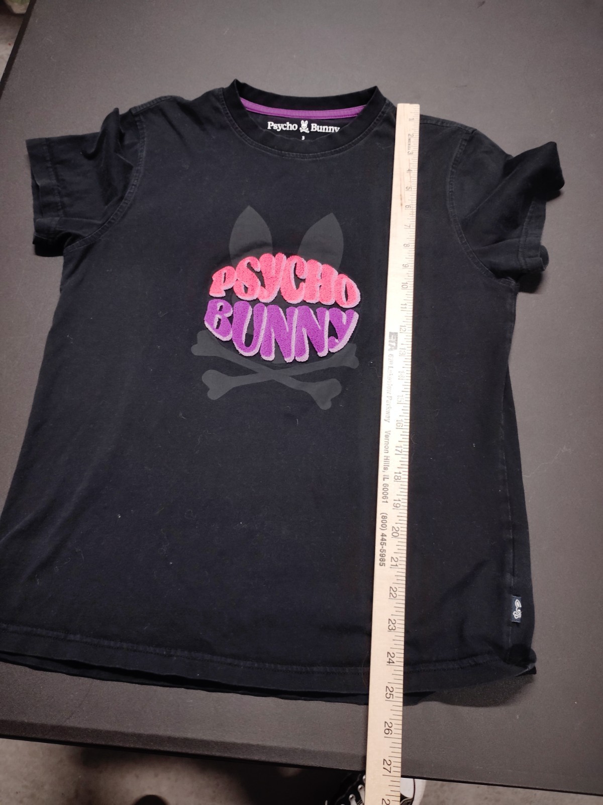 Psycho Bunny Tuft Print Bunny Design Size 3 Women’s A81