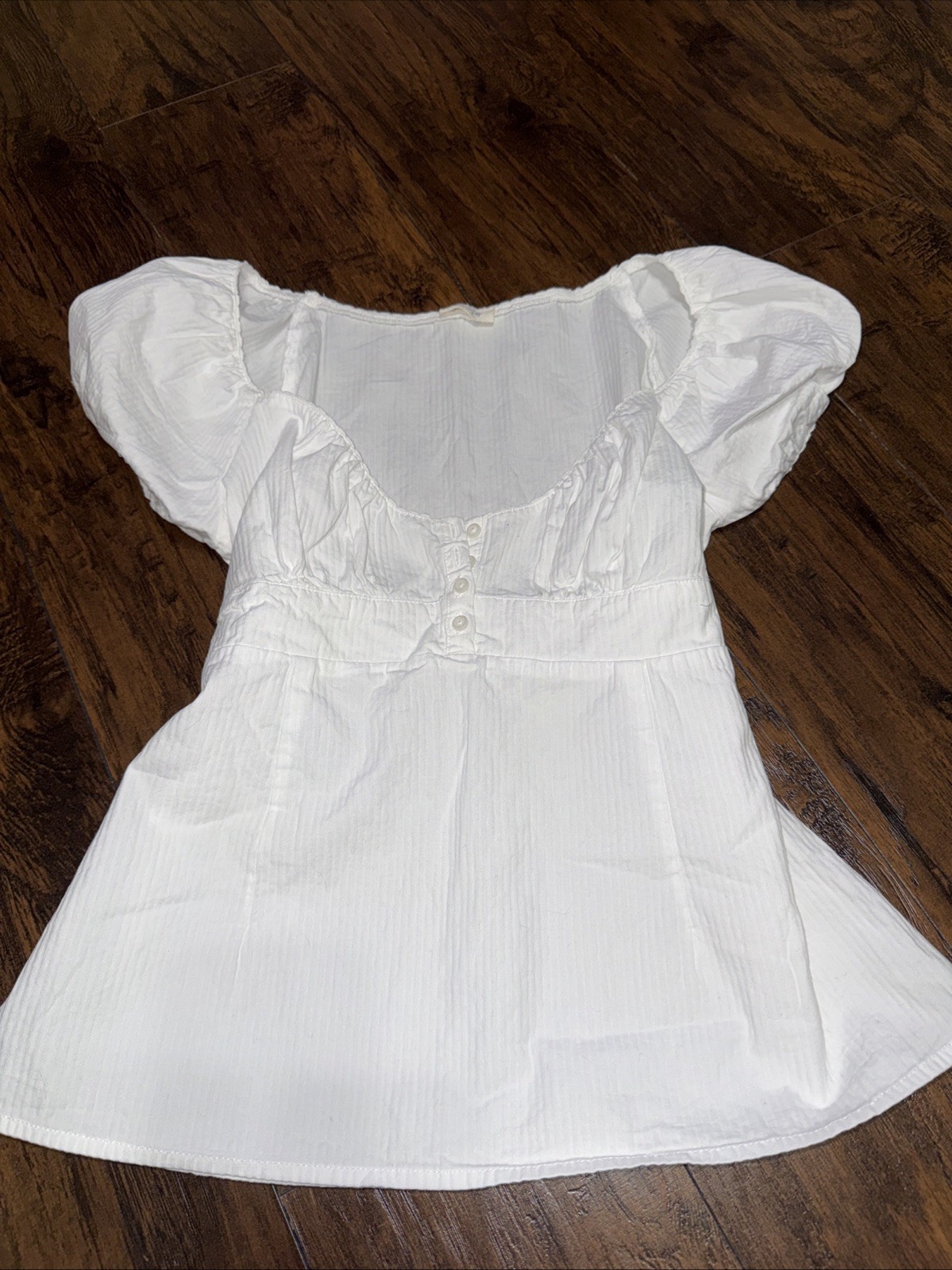 John Gault, Brandy Melville, Short Sleeve Baby Doll Top Milk Maid Blaire top