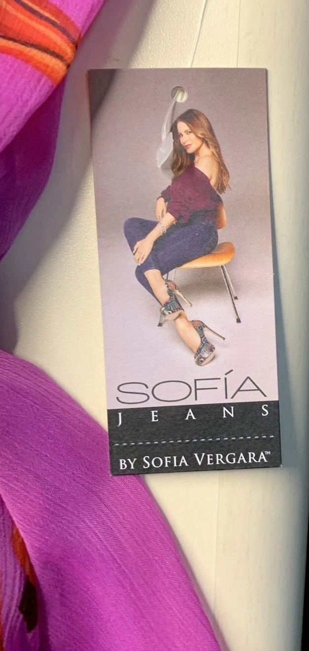 Sofia Jeans by Sofia Vargara Pre-owned L Women PinK Faux Wrap Peplum Shirt 2248F