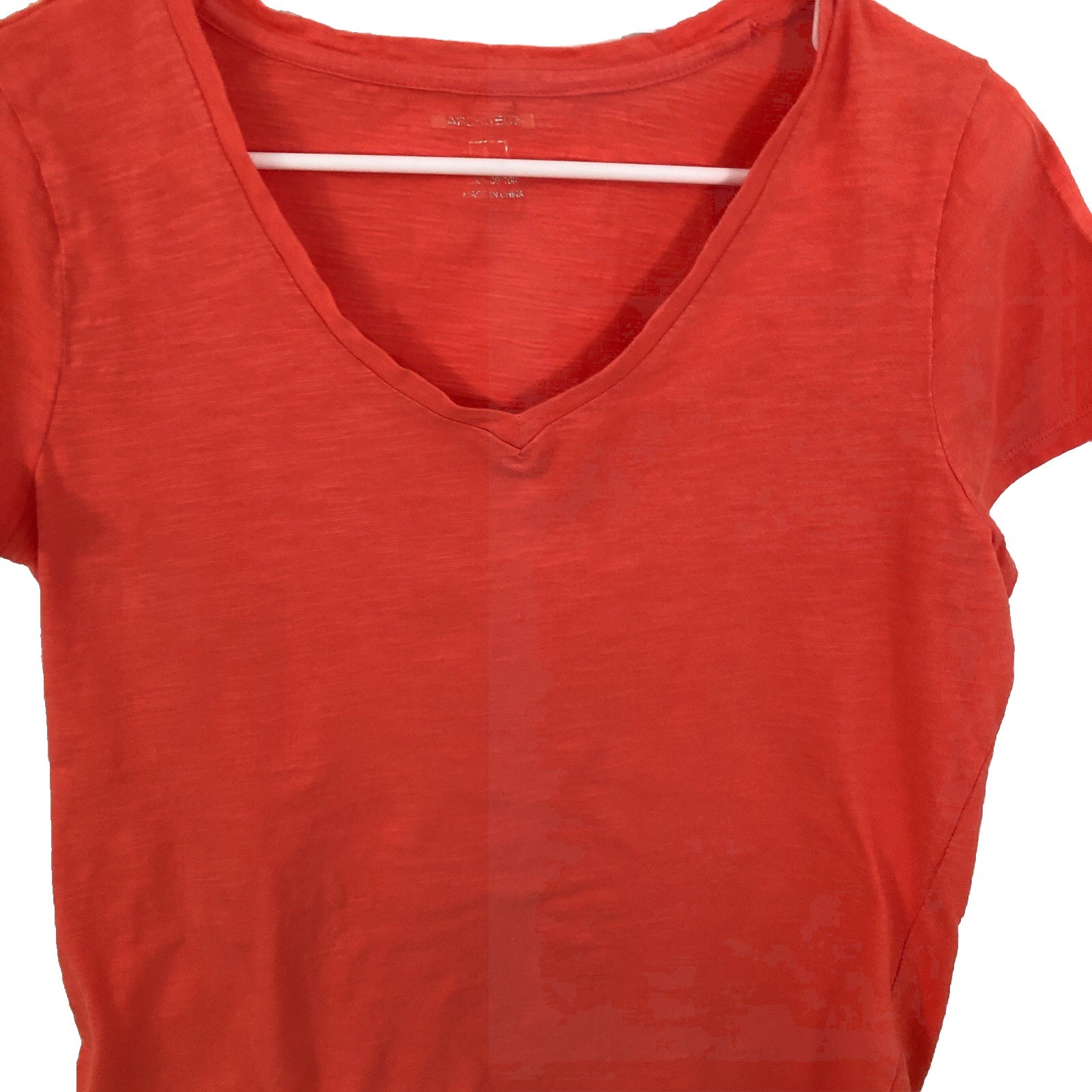 Architect Tee L Salmon V-Neck Short Sleeve Casual Bust:40” L:23.5” Jeans Shorts