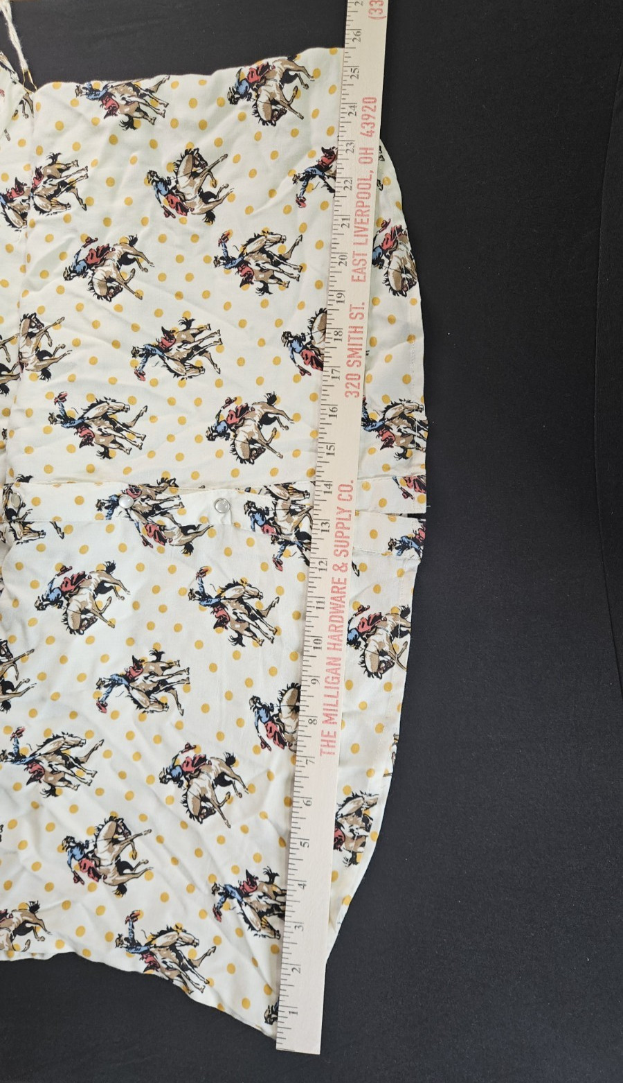 Cotton & Rye Buckaroo Betty XL Rodeo Pearl Snap Yellow Western Shirt