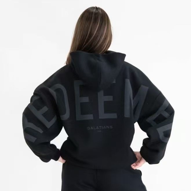 Unisex Printed Hoodie – New Thickened Loose Long Sleeve Casual Winter Sweatshirt