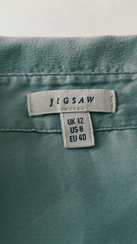Women Jigsaw Shirt Grey Silk 38 / M / 46