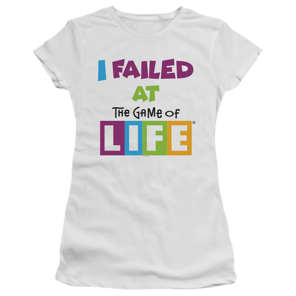 The Game of Life Juniors T-Shirt I Failed White Tee