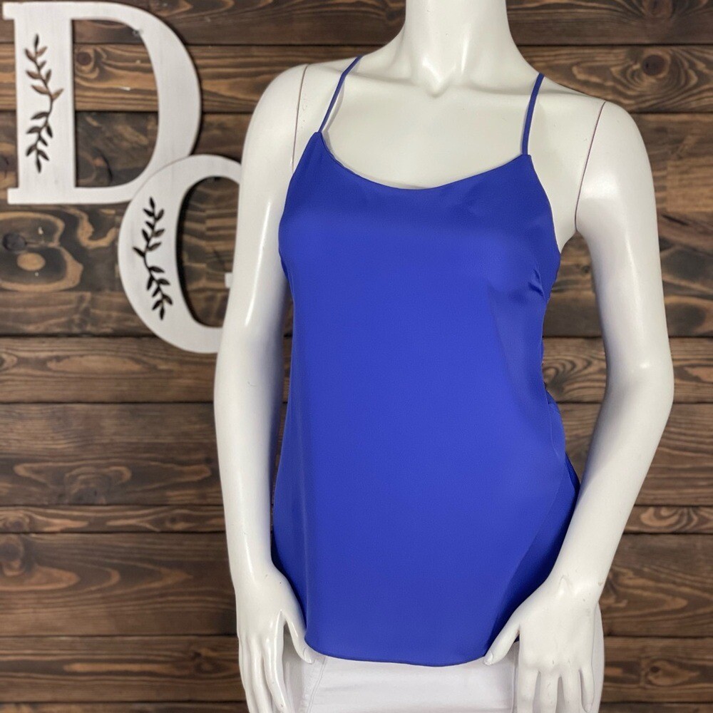 J. Crew | Spaghetti Strap Cami Tank Top Camisole Vibrant Purple Color Racerback
