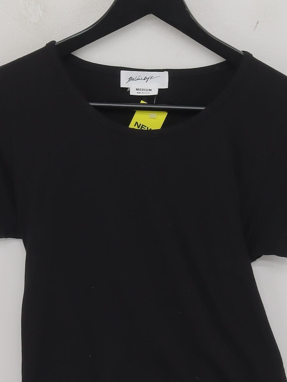 The Line By K Women’s Top M Black Cotton with Spandex Basic