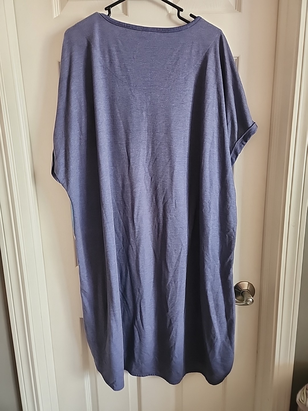 Disney | Womens Blue T-Shirt Dress Aladdin & Jasmine Boat Neck Cap Sleeve 3XL