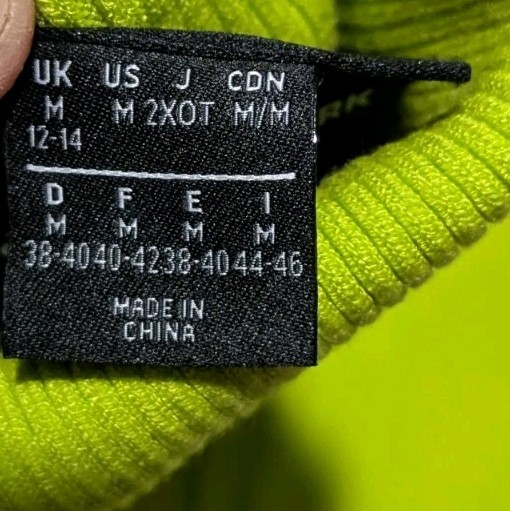 Adidas Ivy Park Halls Of Ivy Turtleneck Rib Bodysuit Slime Green Women’s Sz M