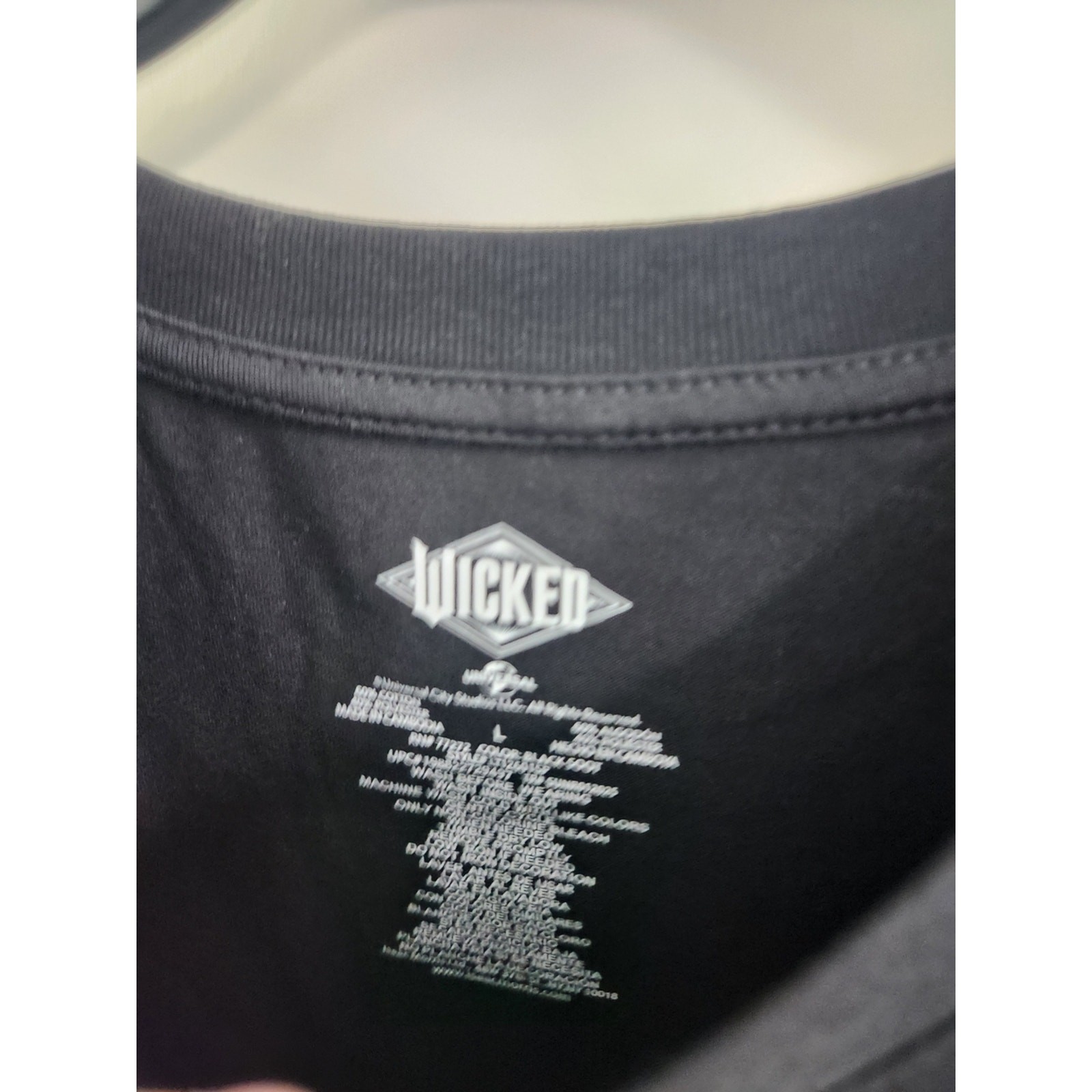 WICKED Logo Graphic Tee in Black Sizes S, M, L, XL