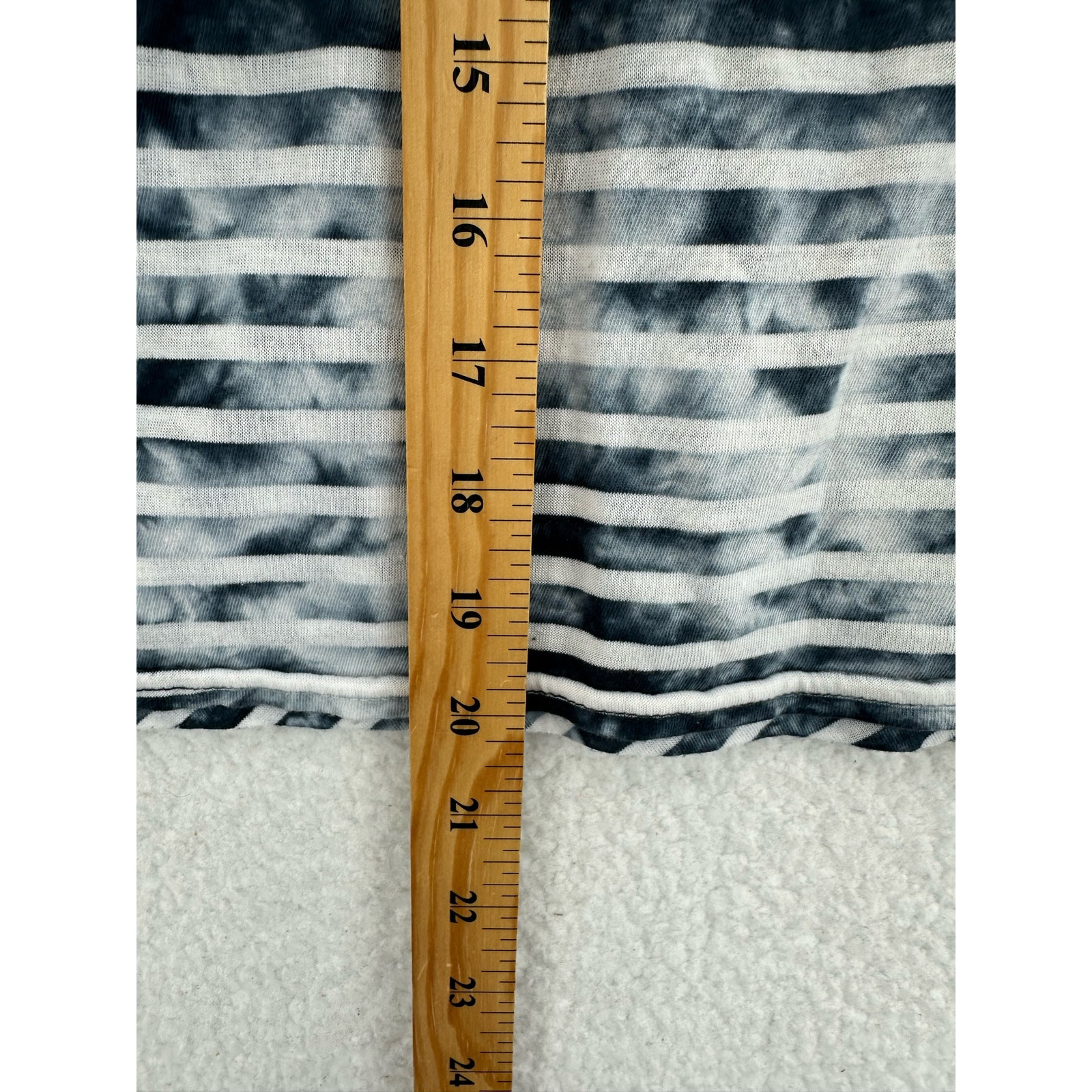 Vans Cropped Tank Tops, Navy Blue and White, Stripped and Tye Die, Size S