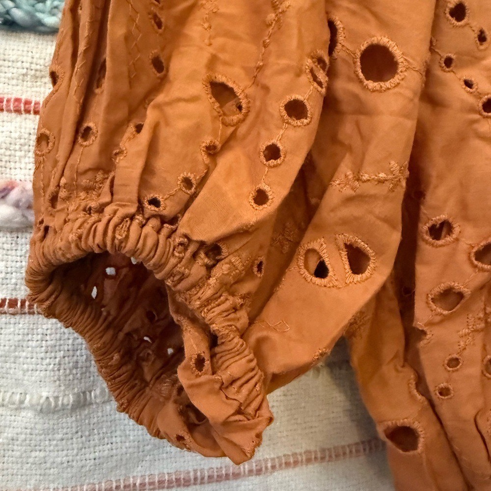 bishop + young Terracotta Ashton Romance Blouse – XS – NWT