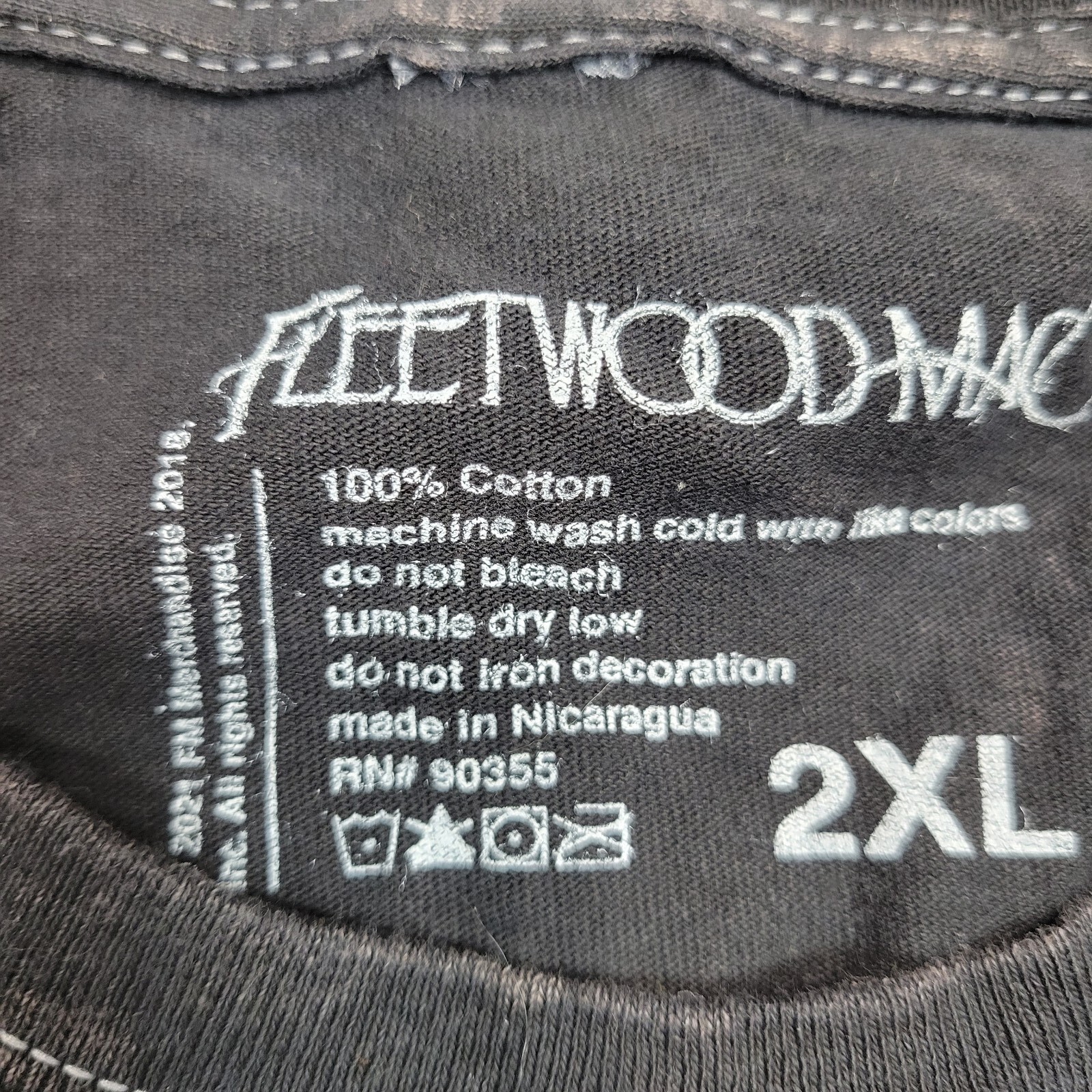 Fleetwood Mac Crop Oversized Urban Outfitters Premium Graphic T-shirt Womens 2XL