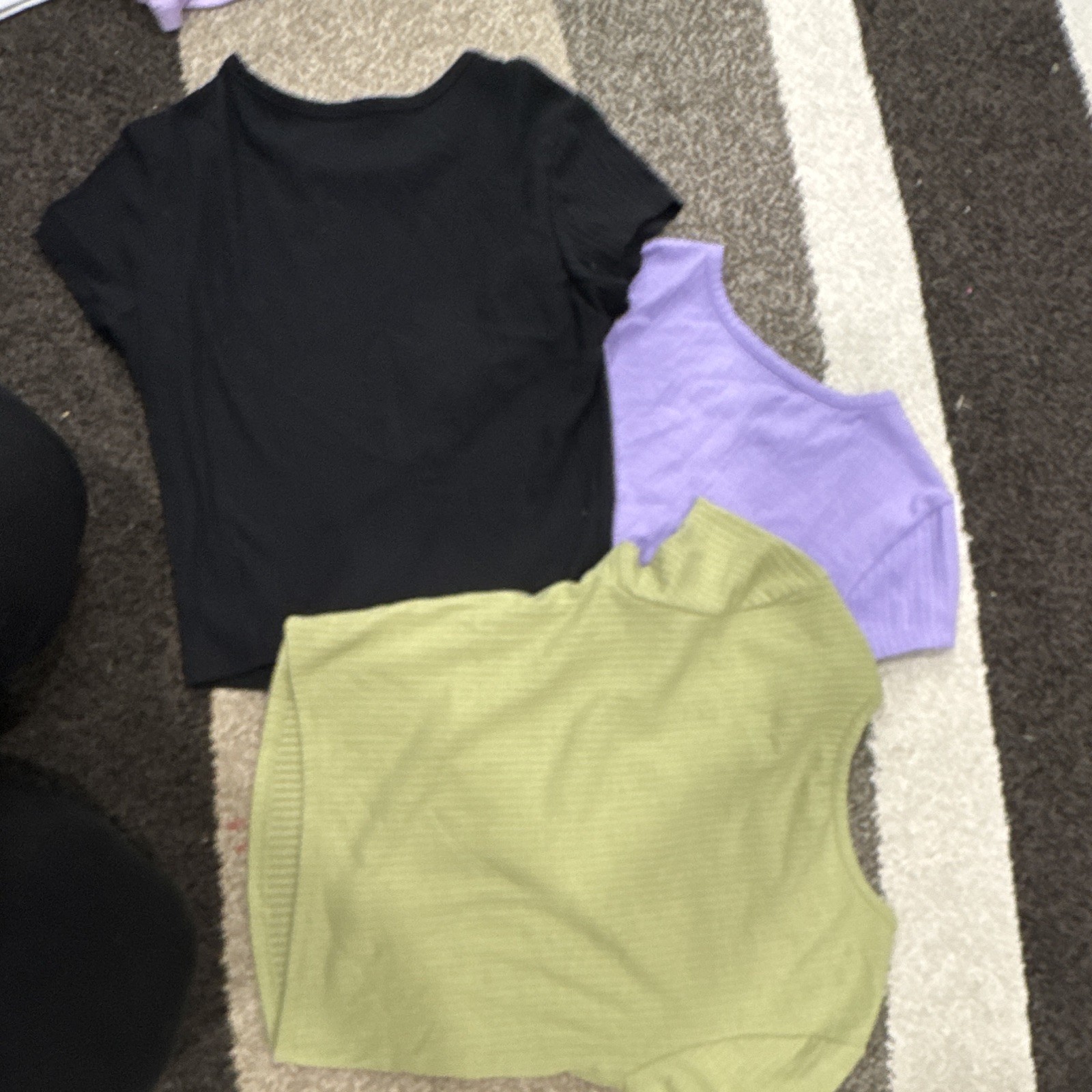 Lot of 3. PS/BASICS by PacSun Women’s Solid Knit T-Shirt Short Sleeve. Size S