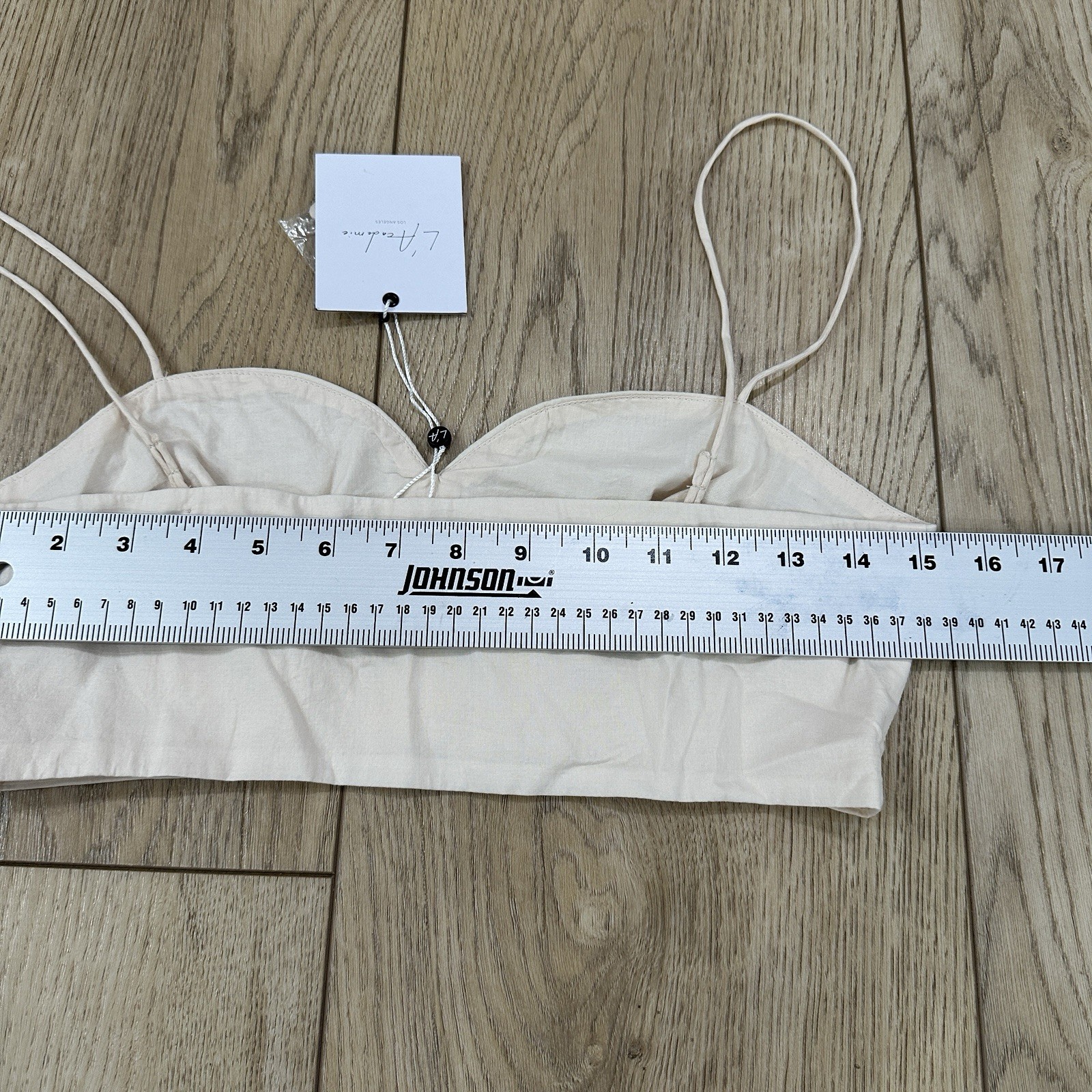 NWT L’Academie Tops Women’s Size S Beige
