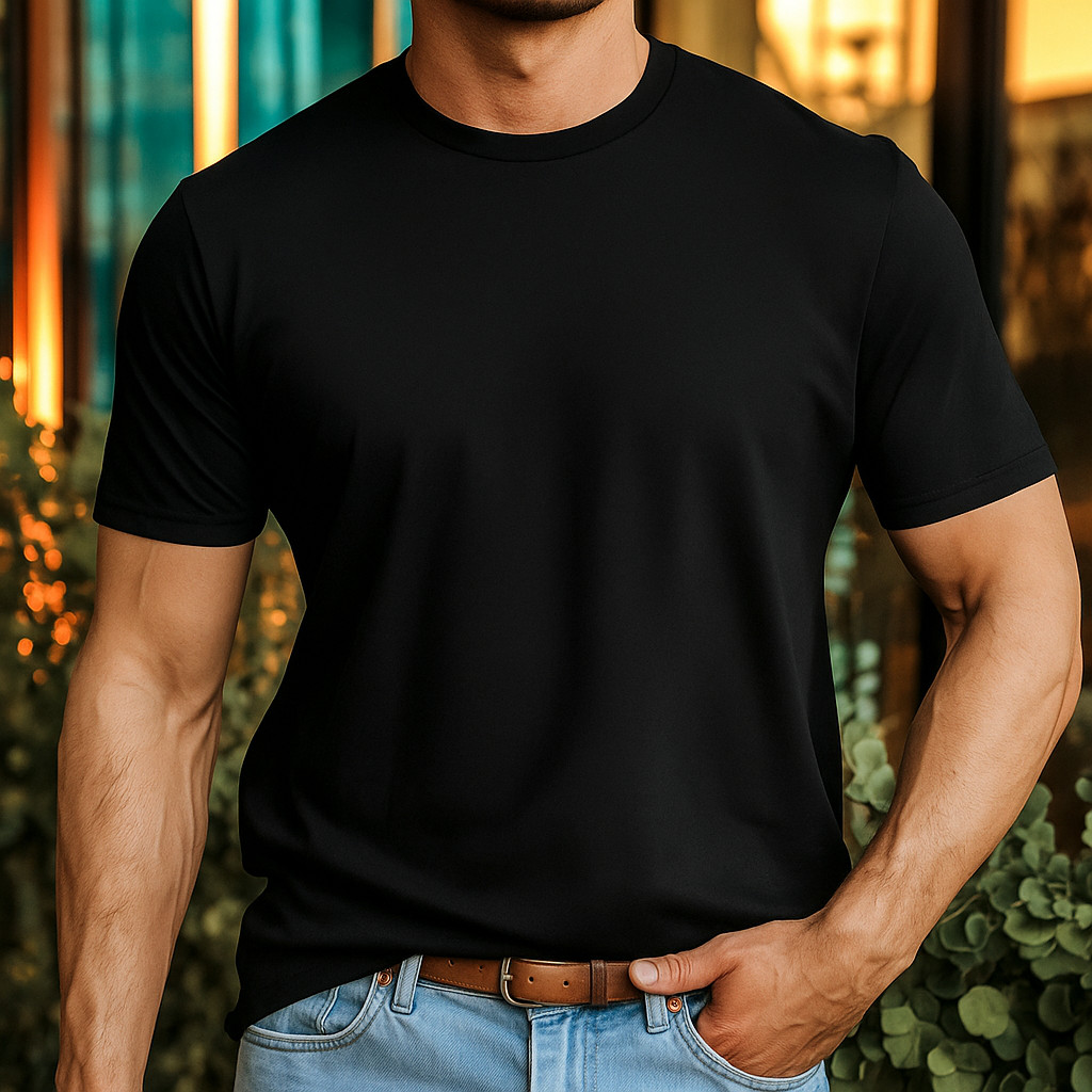 3-Pack Blank Black Gildan 5000 T-Shirts S-2XL Heavy Cotton