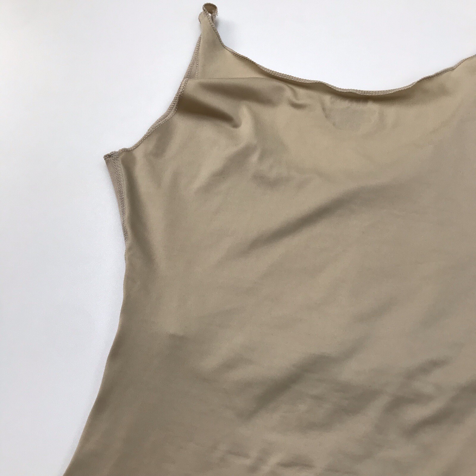Spanx Hide & Sleek Cami Tank Size S Nude Compression Scoop Neck Top