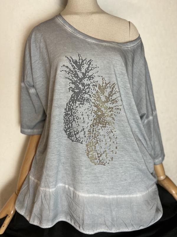 Women Ballin Shirt Grey Cotton 52 / 5XL / 60