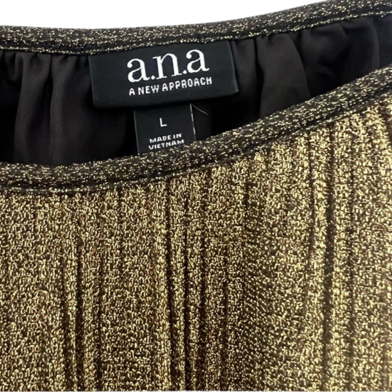 a.n.a Sleeveless Sparkle Top Size L, XL Msrp $38.00 New