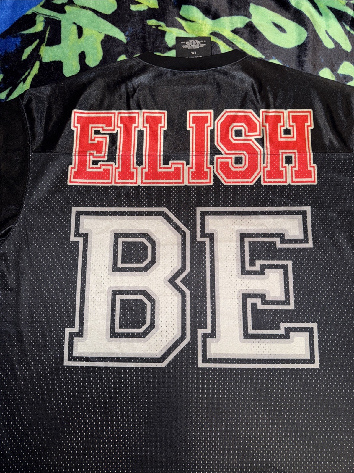 Billie Eilish Photo Jersey Size Extra Extra Large