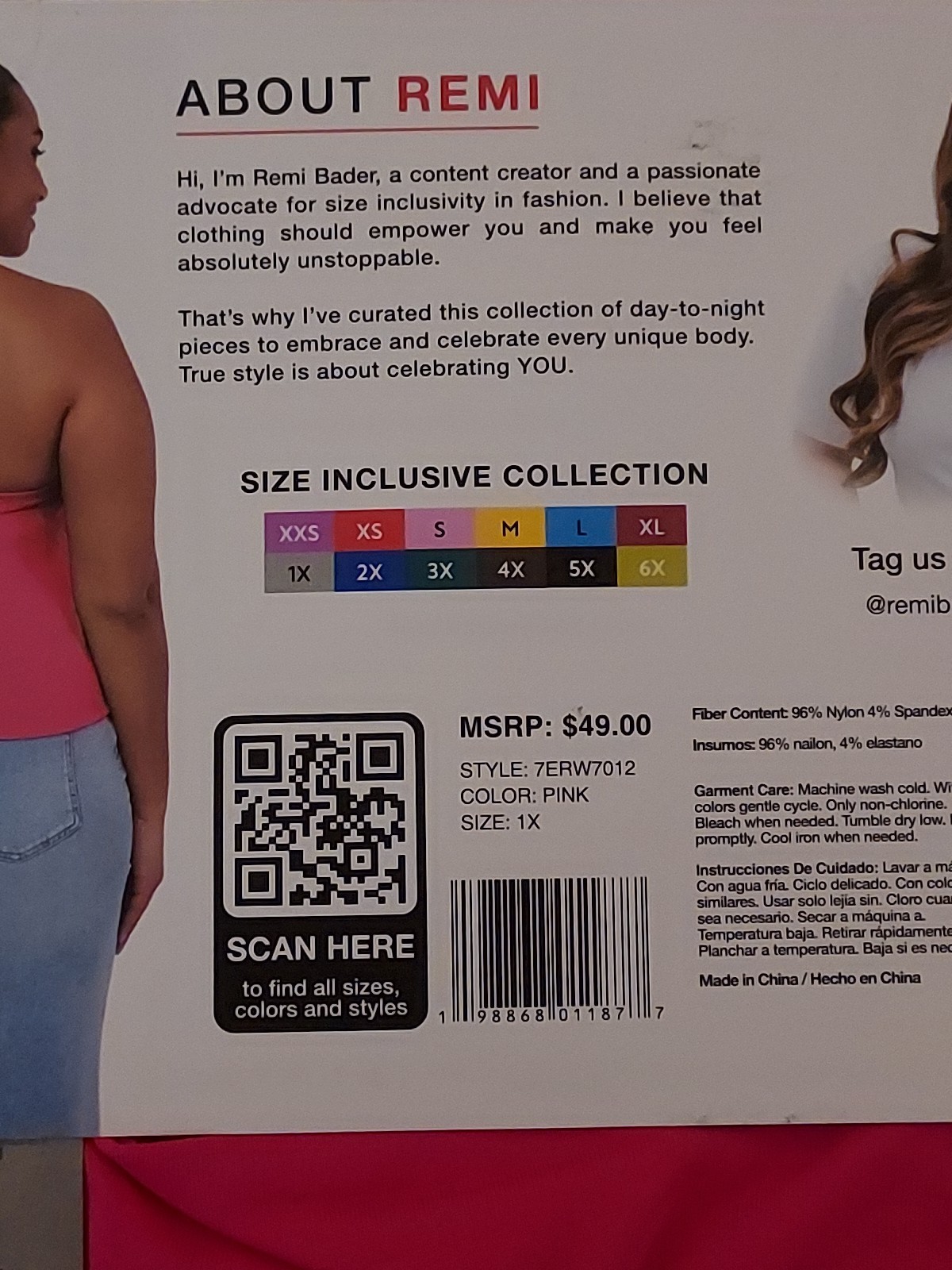 Edited by Remi Bader Women’s Stretch Fitted Halter Top Size 1X MSRP $49