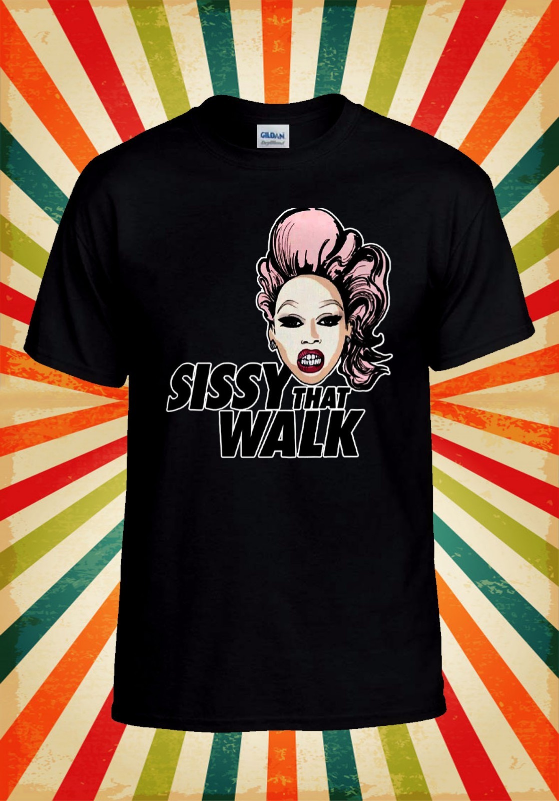 Rupaul Sissy That Walk Queens LGBT Men Women Vest Tank Top Unisex T Shirt 1977
