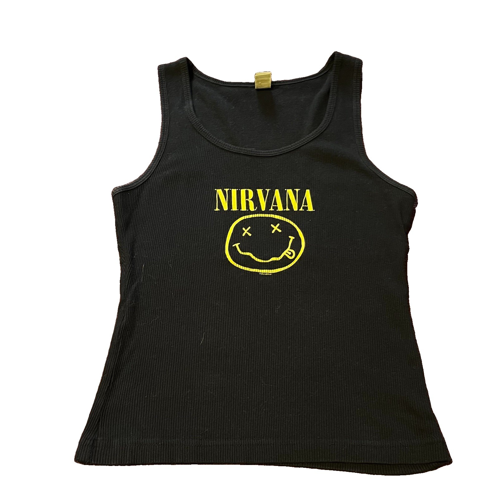 Vintage Y2K Kavio Mex Nirvana Tank Top Medium Kurt Cobain Combed Cotton
