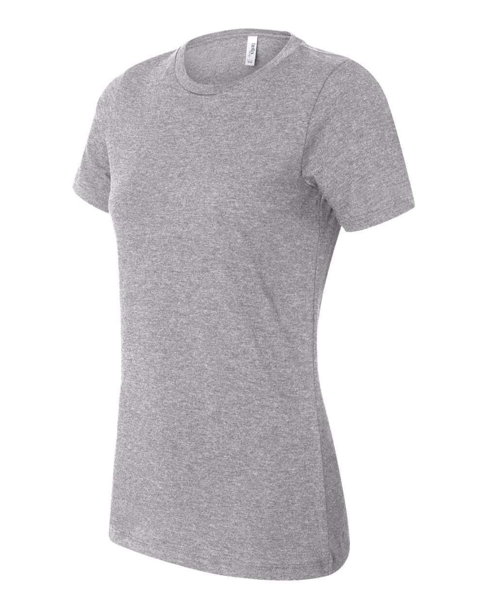Bella + Canvas B6400CVC XL Athletic Heather Cotton Poly Womens Relaxed Fit Tee