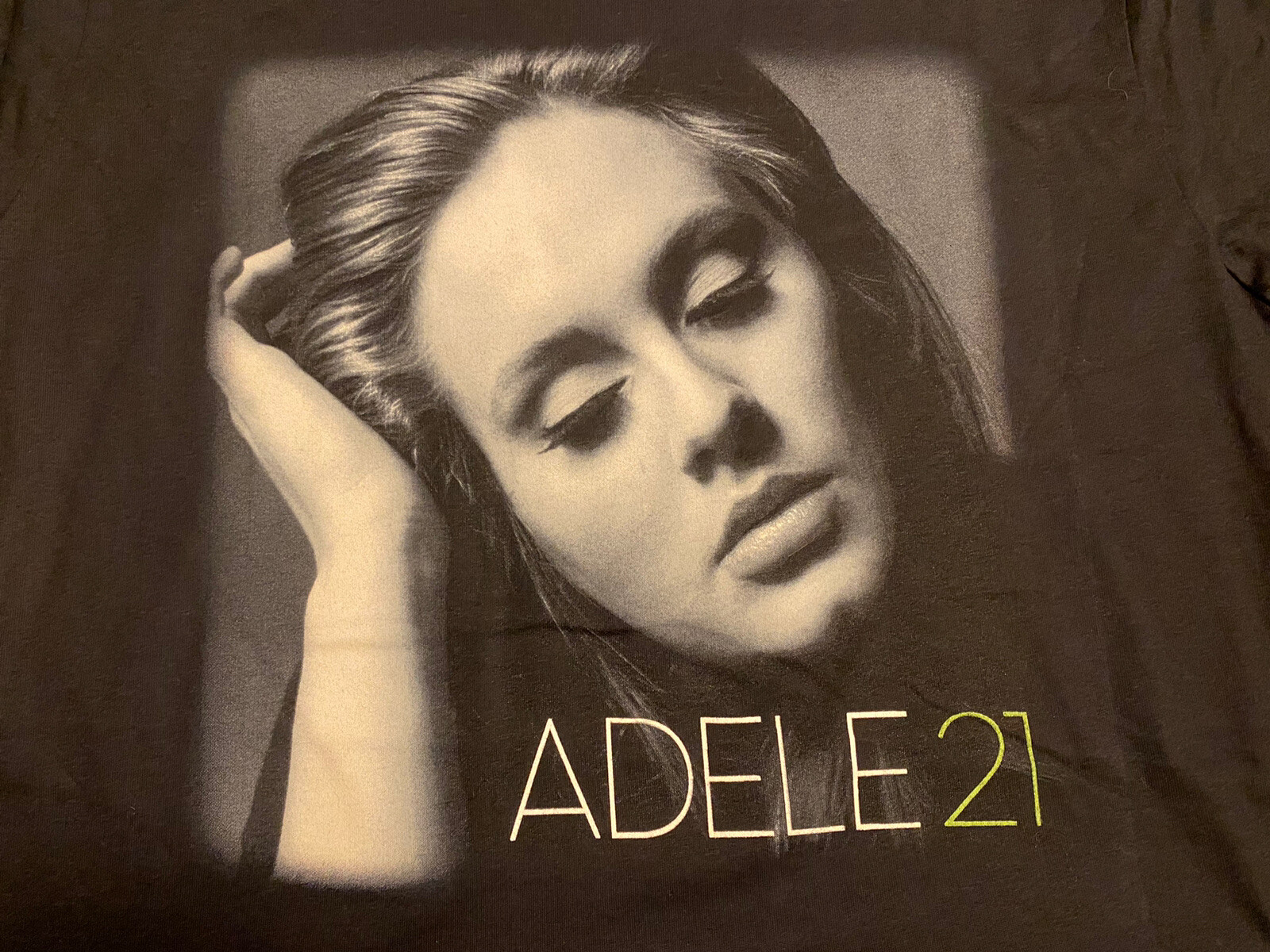 2011 ADELE 21 Tour T-shirt W/Concert Dates Large Made In USA RARE! NEW