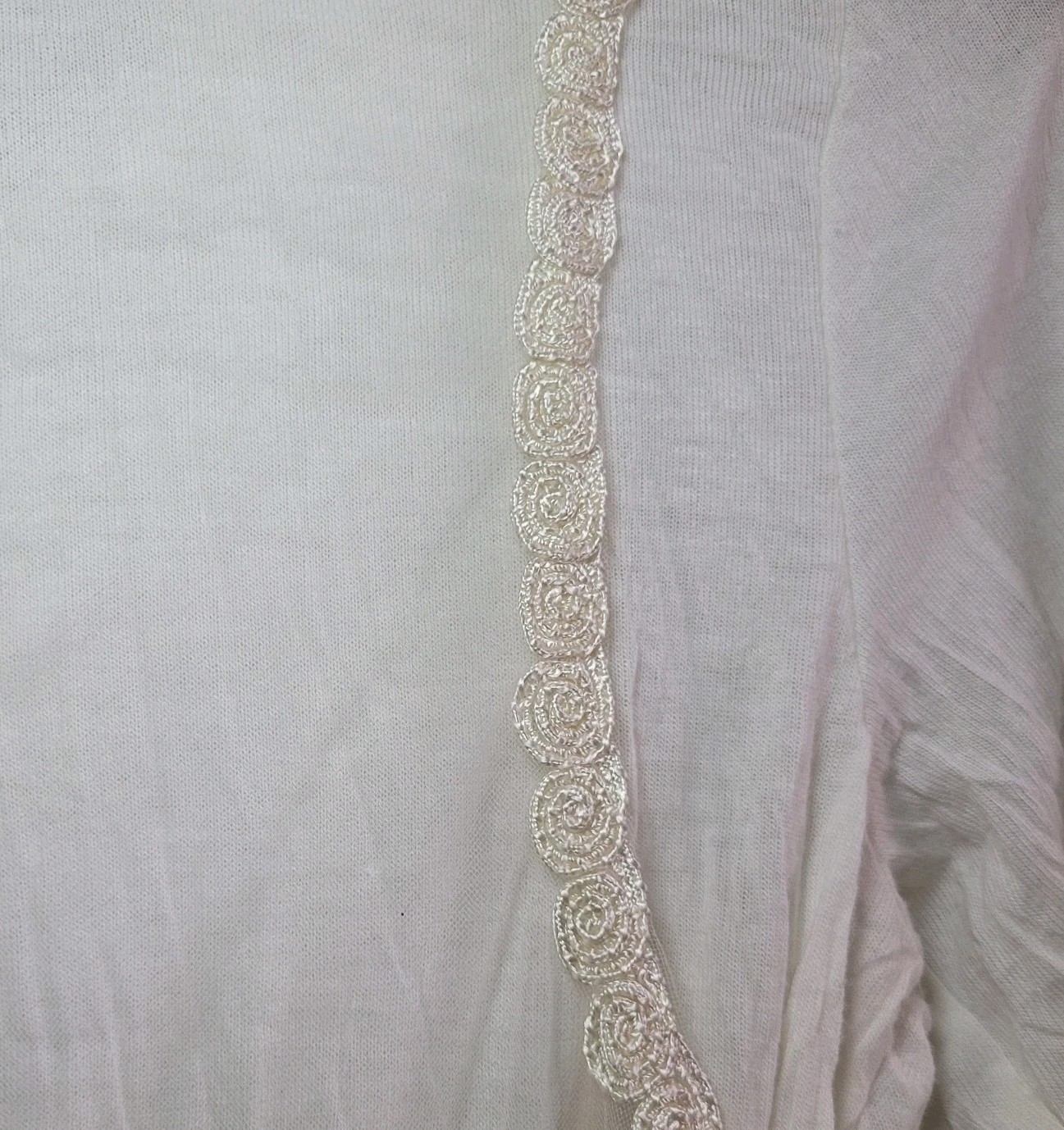 VTG Alberto Makali Lace Embroidered Tunic Top Boho Cottagecore Fairycore S NWT