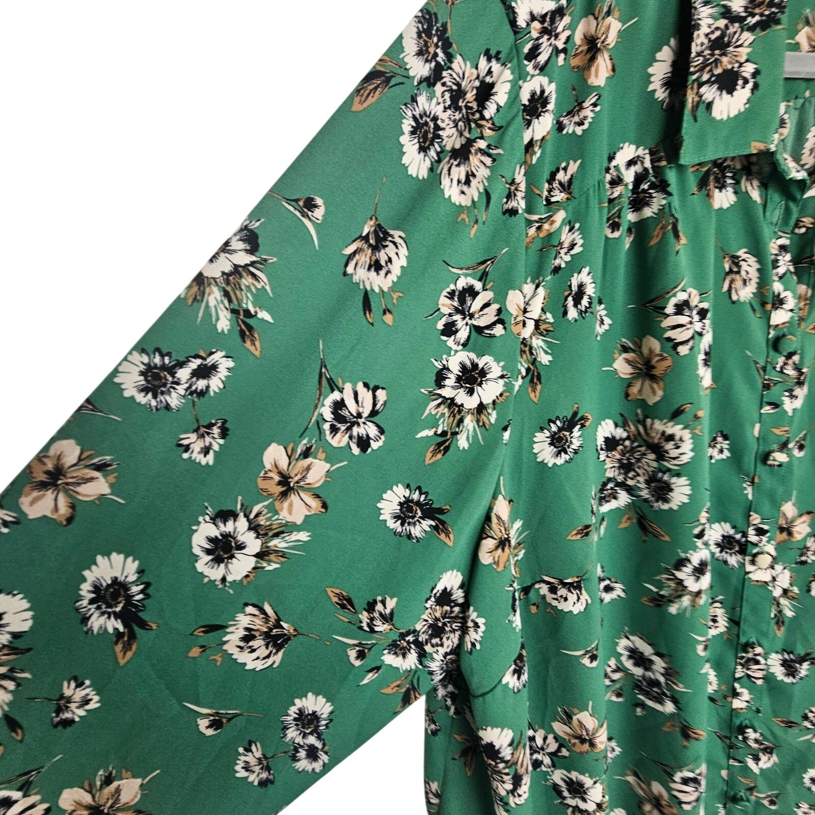 Torrid Floral Madison Georgette Blouse Plus Size 3X Career Corp Work Cottagecore